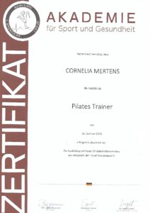 Pilates-Trainerin